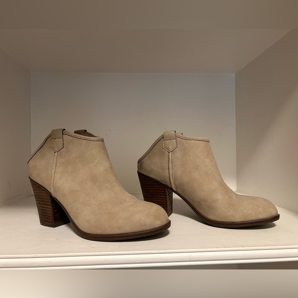 Mix No. 6 Beige Ankle Booties